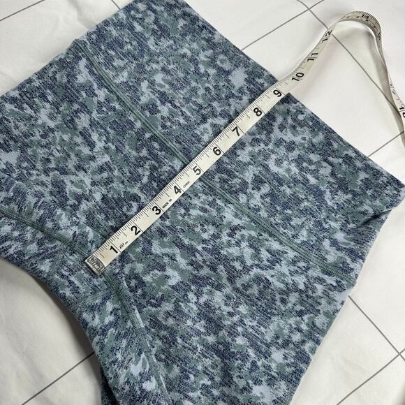 Athleta Leggings Womens Small Petite Blue Elation Textured 7/8 Meadow Snowfall - Picture 9 of 11